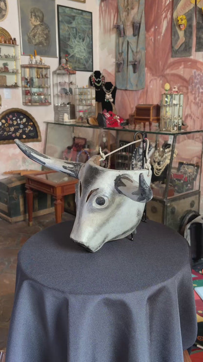 Máscara Toro Gris / Gray Bull Mask, 1970's