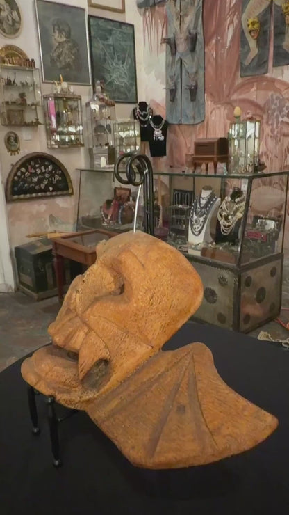 Máscara Calavera con Alas / Winged Skull Mask, 1970's
