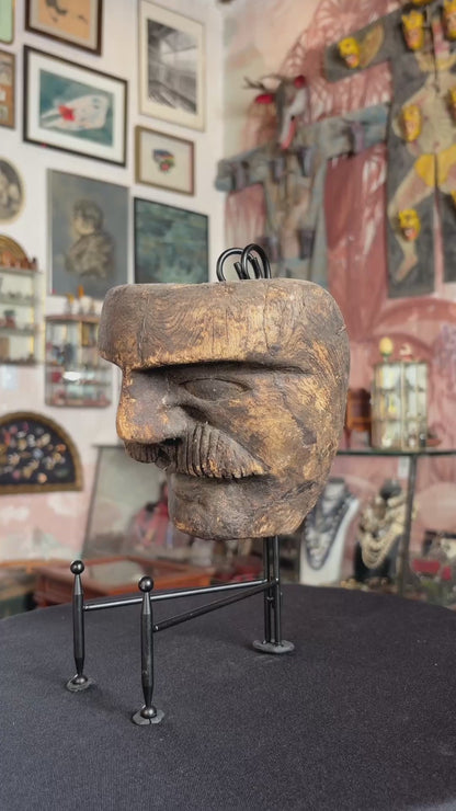 Máscara Tradicional Mexicana de Moro / Traditional Mexican Moro Mask, Early 20th Century