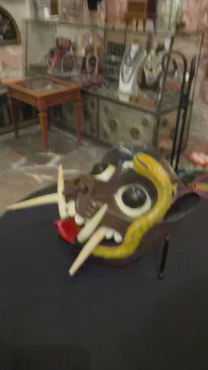 Máscara Fusion Tecuan y Serpiente / Tecuán and Serpent Fusion Mask, 1970's