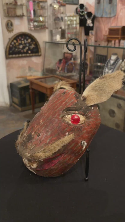 Máscara Dancística de Conejo / Rabbit Dance Mask, 1930's