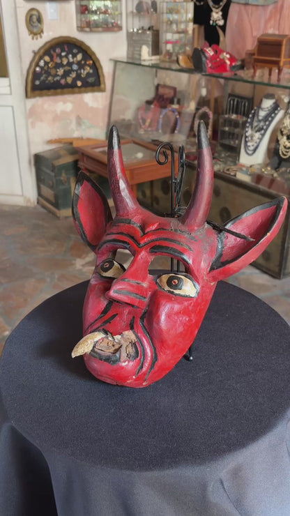Máscara Diablo Rojo / Red Devil Mask, 1970's